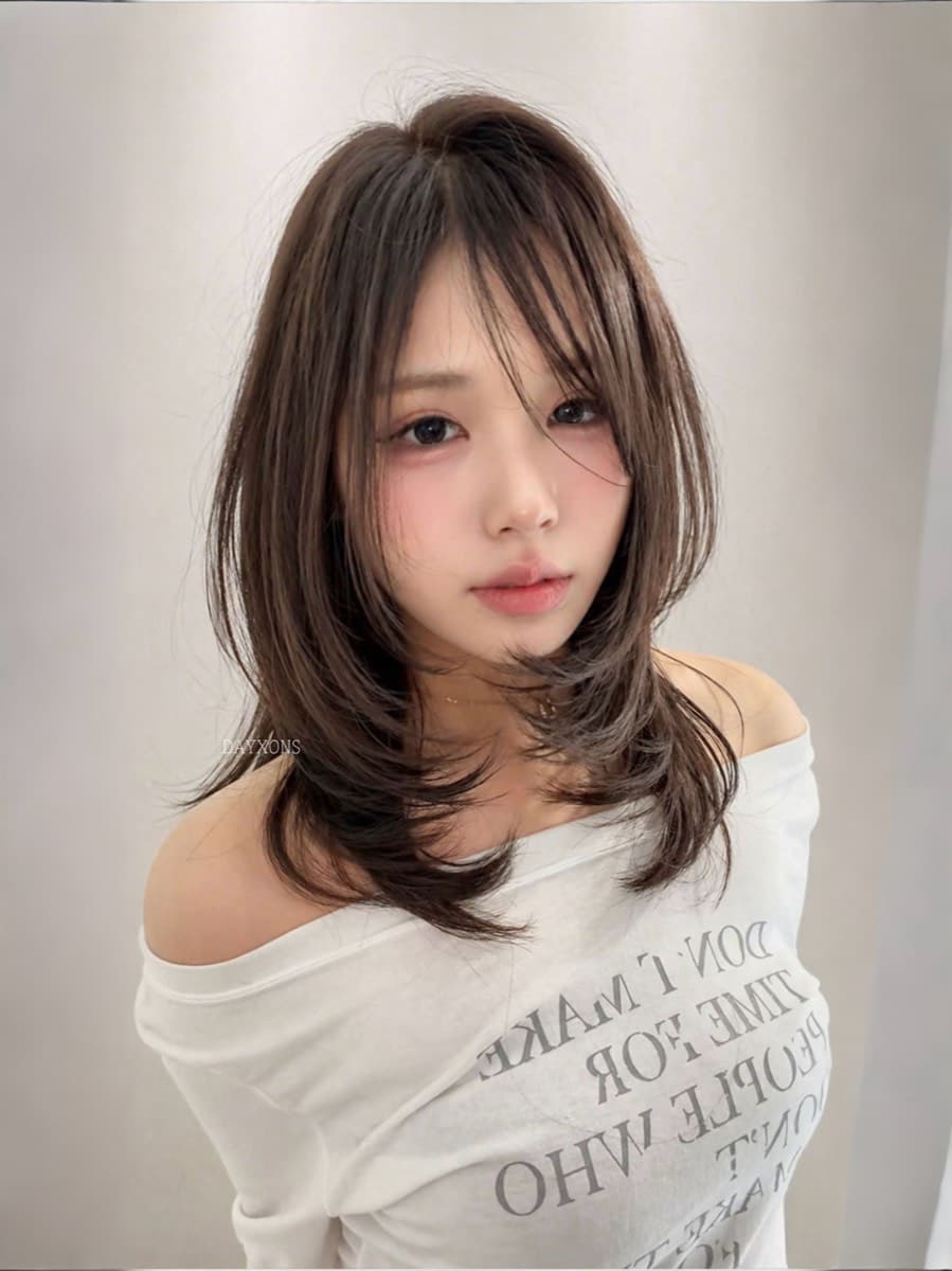 레이어드 컷 스타일링 · 준오헤어 여의도KBS별관점