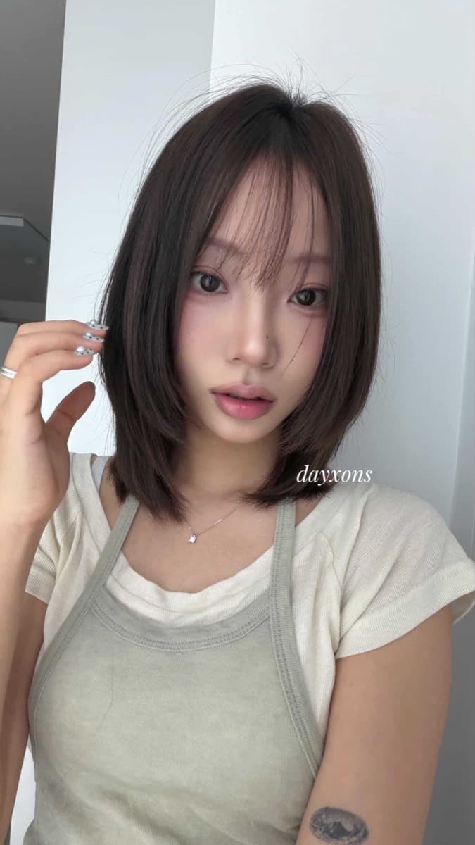 단발 컷 스타일링 · 준오헤어 여의도KBS별관점