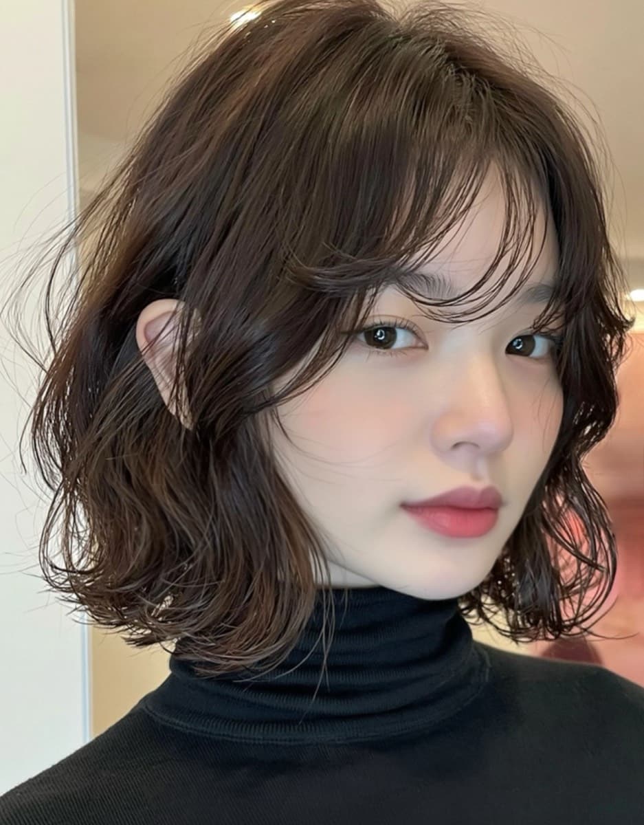 단발 스타일링 · 준오헤어 여의도KBS별관점